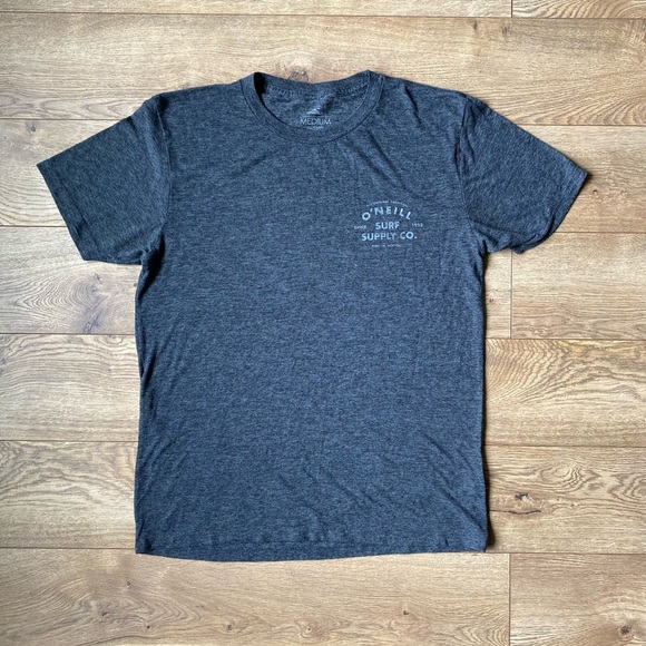 O’Neill Surf Supply Co T-Shirt Dark Gray Charcoal Tee - Picture 1 of 5